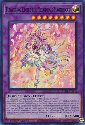 Image of Flowering Etoile the Melodious Magnificat [LEDE-EN036] Super Rare