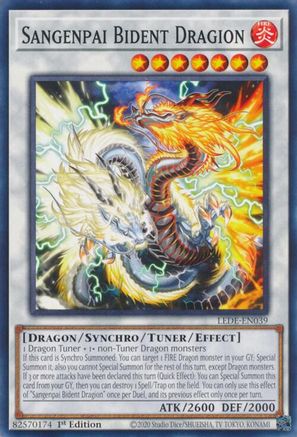Image of Sangenpai Bident Dragion [LEDE-EN039] Common