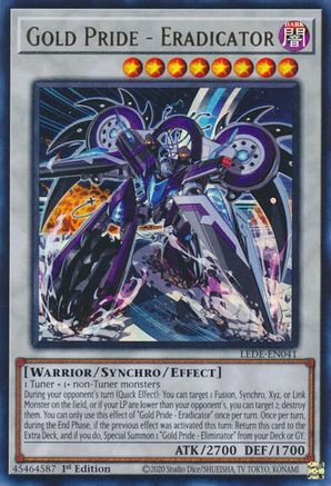 Image of Gold Pride - Eradicator [LEDE-EN041] Ultra Rare