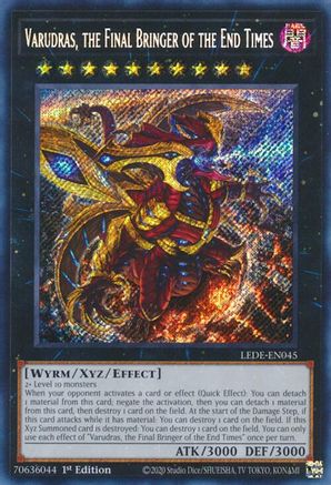 Image of Varudras, the Final Bringer of the End Times [LEDE-EN045] Secret Rare