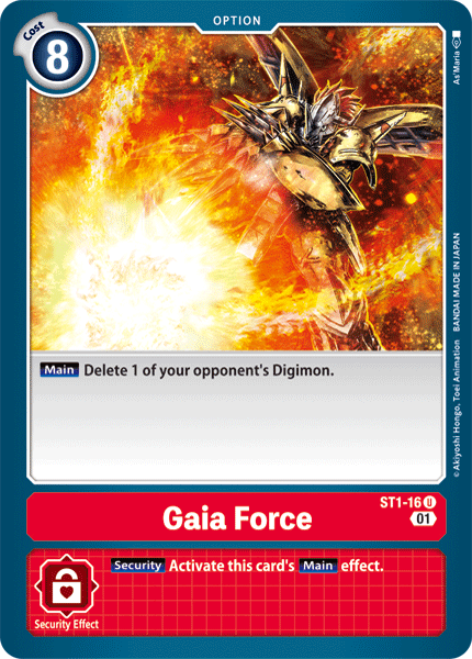 Image of Gaia Force [ST1-16] (Alternative Art) [Starter Deck: Gallantmon]
