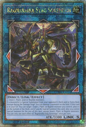 Image of Ragnaraika Stag Sovereign (Quarter Century Secret Rare) [LEDE-EN050] Quarter Century Secret Rare