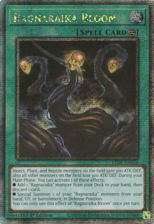 Image of Ragnaraika Bloom (Quarter Century Secret Rare) [LEDE-EN058] Quarter Century Secret Rare