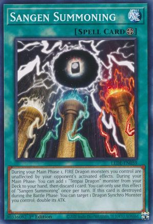 Image of Sangen Summoning [LEDE-EN059] Common