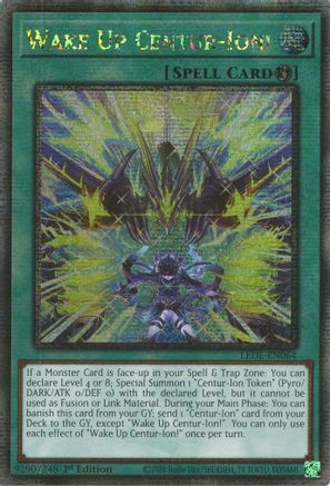 Image of Wake Up Centur-Ion! (Quarter Century Secret Rare) [LEDE-EN064] Quarter Century Secret Rare