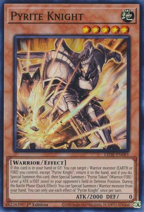 Image of Pyrite Knight [LEDE-EN081] Super Rare