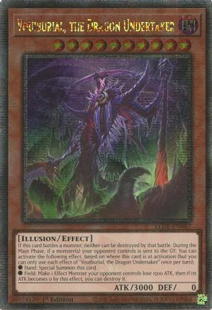 Image of Vouiburial, the Dragon Undertaker (Quarter Century Secret Rare) [LEDE-EN087] Quarter Century Secret Rare