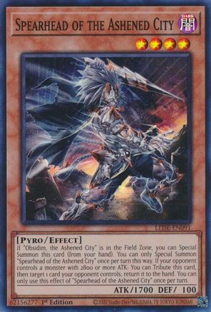 Image of Spearhead of the Ashened City [LEDE-EN091] Super Rare