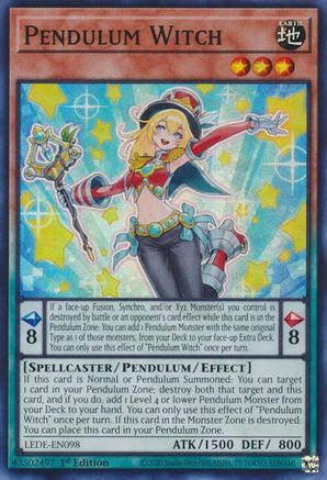 Image of Pendulum Witch [LEDE-EN098] Super Rare