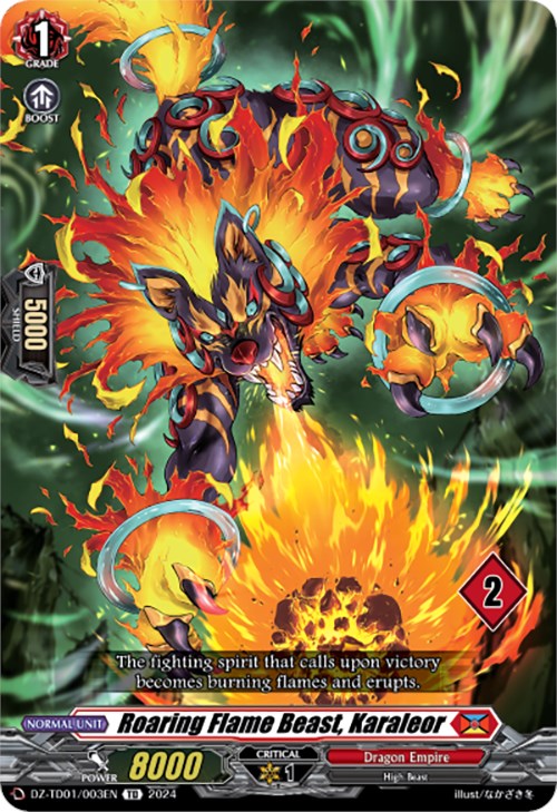 Image of Roaring Flame Beast, Karaleor (2) (DZ-TD01/003EN) [Start Up Trial Deck: Dragon Empire]