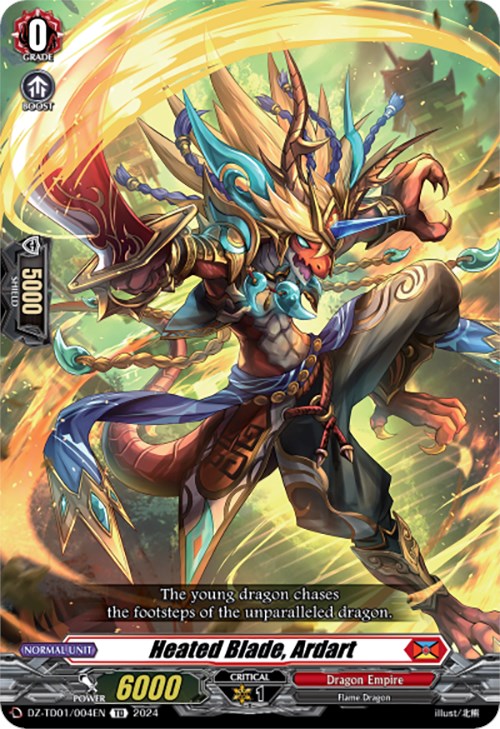 Image of Heated Blade, Ardart (DZ-TD01/004EN) [Start Up Trial Deck: Dragon Empire]