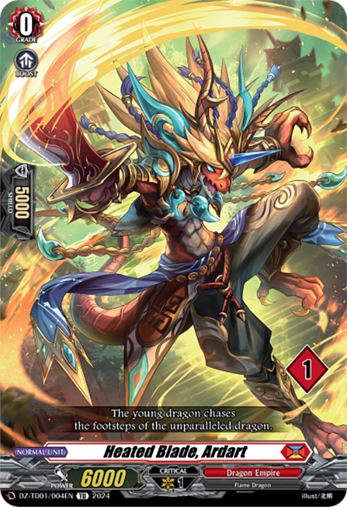 Image of Heated Blade, Ardart (1) (DZ-TD01/004EN) [Start Up Trial Deck: Dragon Empire]