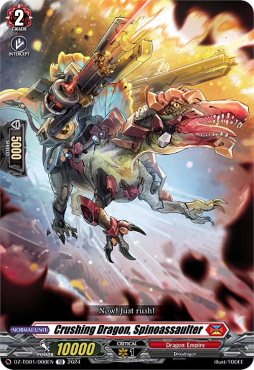 Image of Crushing Dragon, Spinoassaulter (DZ-TD01/008EN) [Start Up Trial Deck: Dragon Empire]