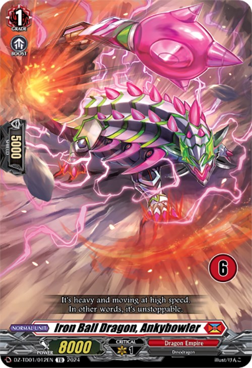 Image of Iron Ball Dragon, Ankybowler (6) (DZ-TD01/012EN) [Start Up Trial Deck: Dragon Empire]