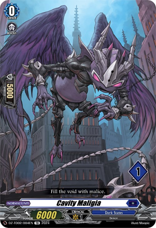 Image of Cavity Maligia (1) (DZ-TD02/004EN) [Start Up Trial Deck: Dark States]