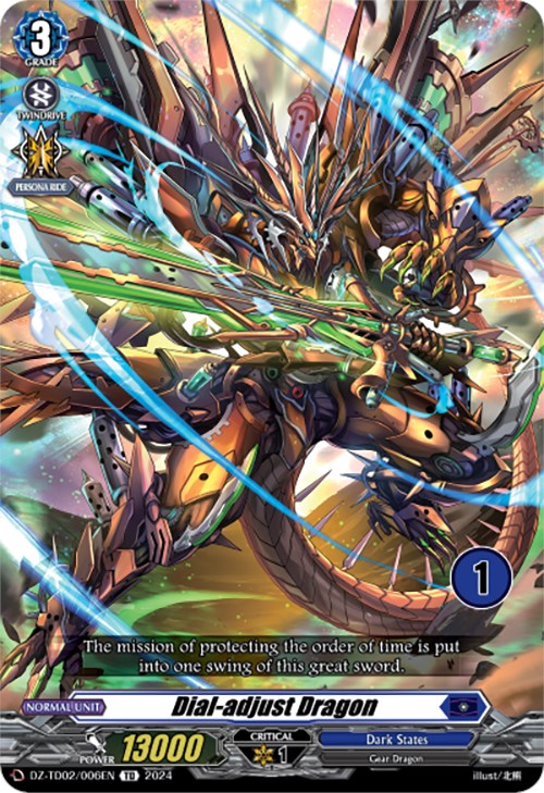 Image of Dial-adjust Dragon (1) (DZ-TD02/006EN) [Start Up Trial Deck: Dark States]
