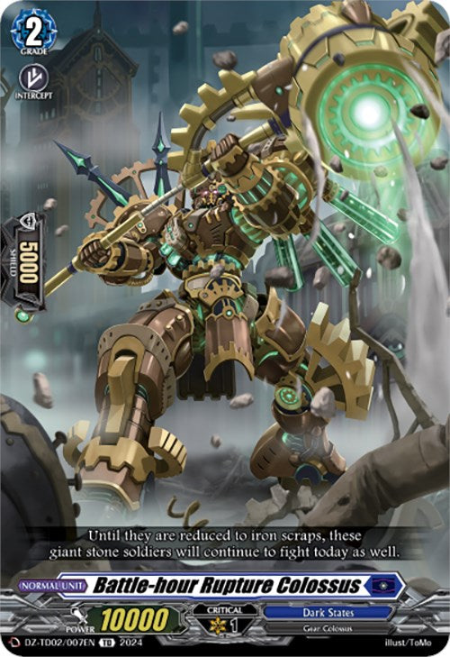 Image of Battle-hour Rupture Colossus (DZ-TD02/007EN) [Start Up Trial Deck: Dark States]