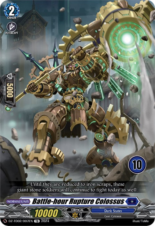 Image of Battle-hour Rupture Colossus (10) (DZ-TD02/007EN) [Start Up Trial Deck: Dark States]