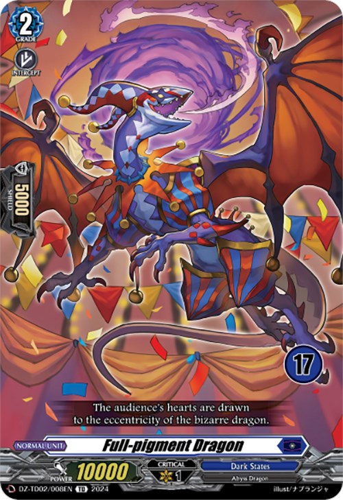 Image of Full-pigment Dragon (17) (DZ-TD02/008EN) [Start Up Trial Deck: Dark States]