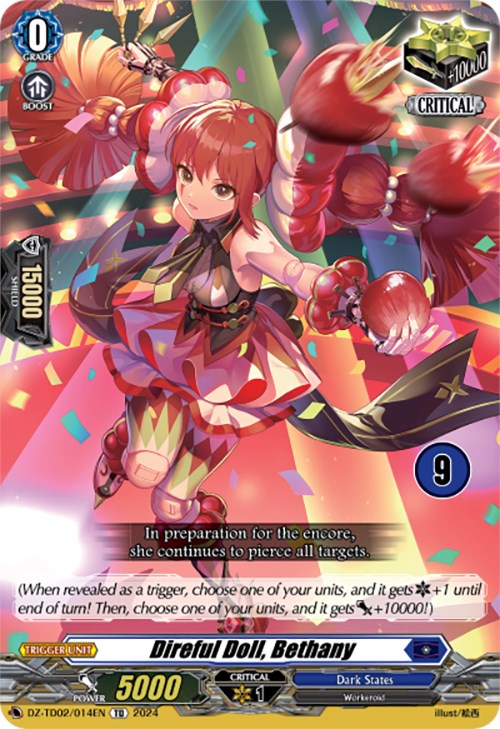 Image of Direful Doll, Bethany (9) (DZ-TD02/014EN) [Start Up Trial Deck: Dark States]