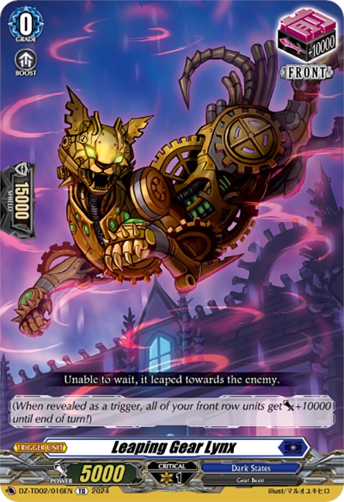 Image of Leaping Gear Lynx (DZ-TD02/016EN) [Start Up Trial Deck: Dark States]