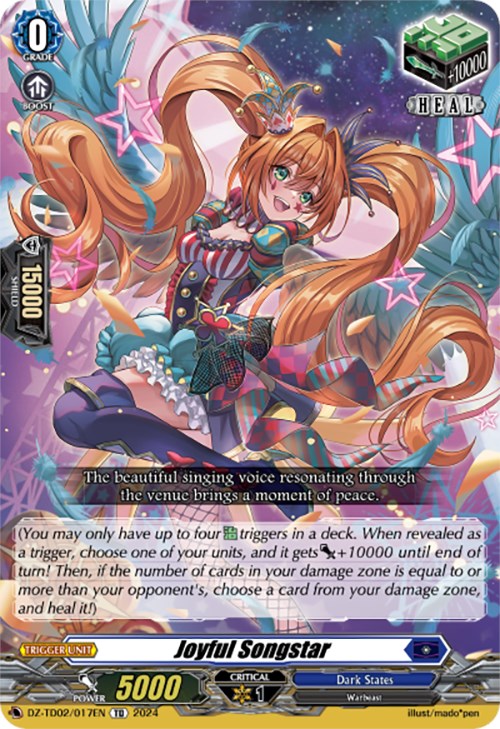 Image of Joyful Songstar (DZ-TD02/017EN) [Start Up Trial Deck: Dark States]