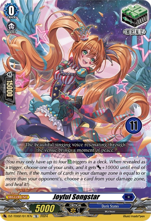 Image of Joyful Songstar (11) (DZ-TD02/017EN) [Start Up Trial Deck: Dark States]
