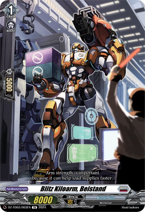 Image of Blitz Kiloarm, Beistand (DZ-TD03/003EN) [Start Up Trial Deck: Brandt Gate]