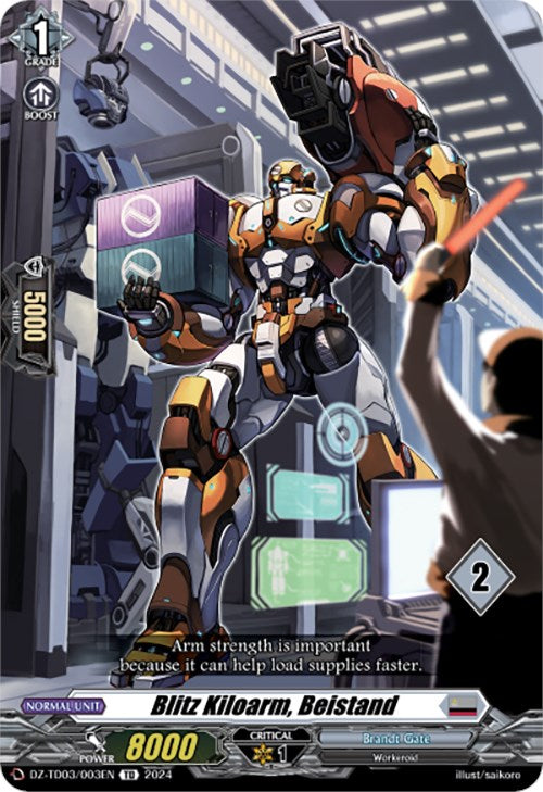 Image of Blitz Kiloarm, Beistand (2) (DZ-TD03/003EN) [Start Up Trial Deck: Brandt Gate]