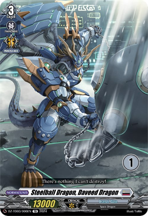 Image of Steelball Dragon, Daveed Dragon (1) (DZ-TD03/006EN) [Start Up Trial Deck: Brandt Gate]