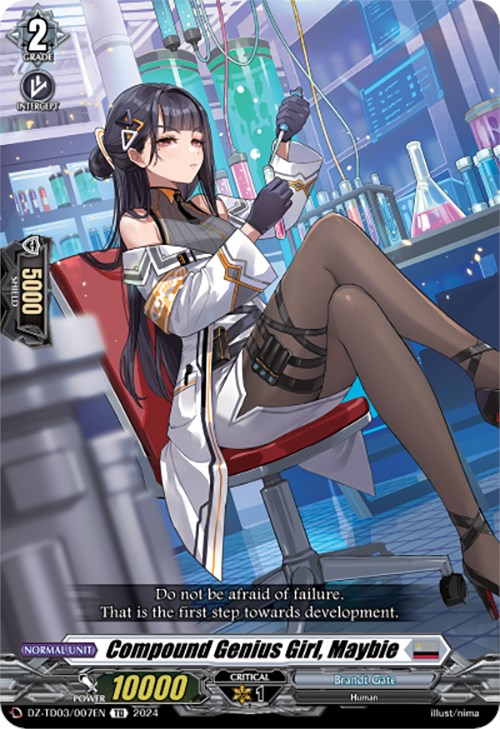 Image of Compound Genius Girl, Maybie (DZ-TD03/007EN) [Start Up Trial Deck: Brandt Gate]