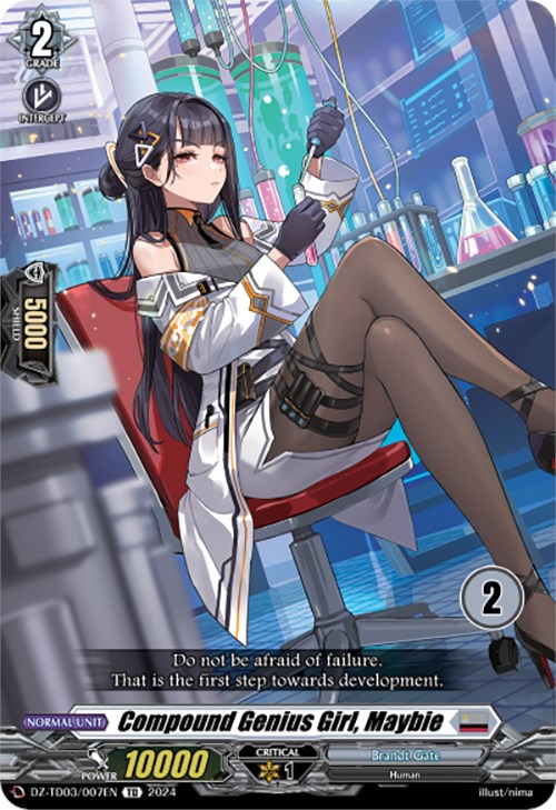 Image of Compound Genius Girl, Maybie (2) (DZ-TD03/007EN) [Start Up Trial Deck: Brandt Gate]