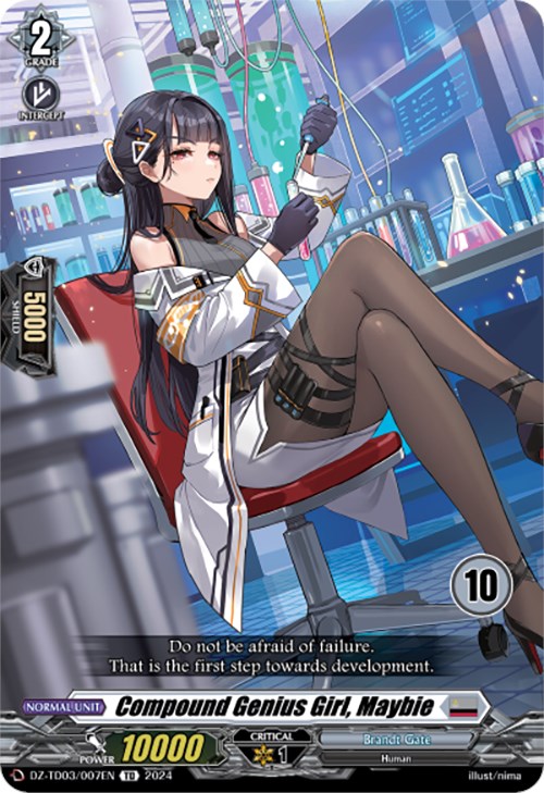 Image of Compound Genius Girl, Maybie (10) (DZ-TD03/007EN) [Start Up Trial Deck: Brandt Gate]
