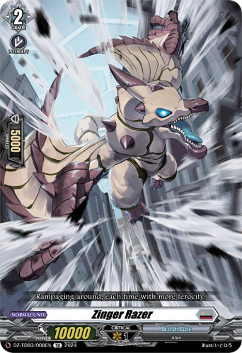 Image of Zinger Razer (DZ-TD03/008EN) [Start Up Trial Deck: Brandt Gate]