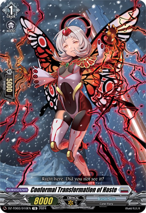 Image of Conformal Transformation of Haste (DZ-TD03/010EN) [Start Up Trial Deck: Brandt Gate]