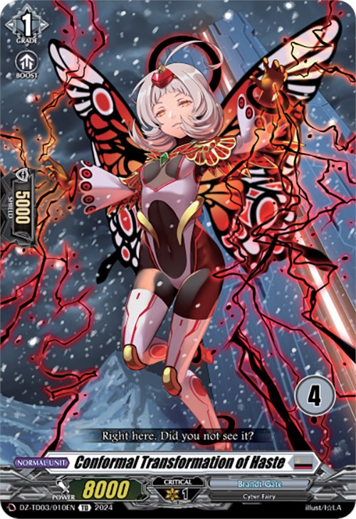 Image of Conformal Transformation of Haste (4) (DZ-TD03/010EN) [Start Up Trial Deck: Brandt Gate]
