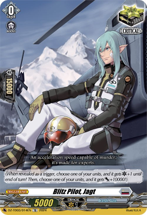 Image of Blitz Pilot, Jagt (DZ-TD03/014EN) [Start Up Trial Deck: Brandt Gate]