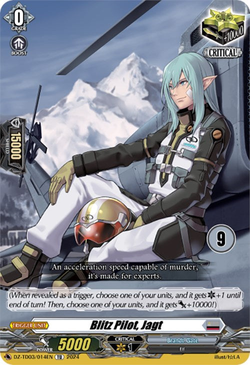Image of Blitz Pilot, Jagt (9) (DZ-TD03/014EN) [Start Up Trial Deck: Brandt Gate]