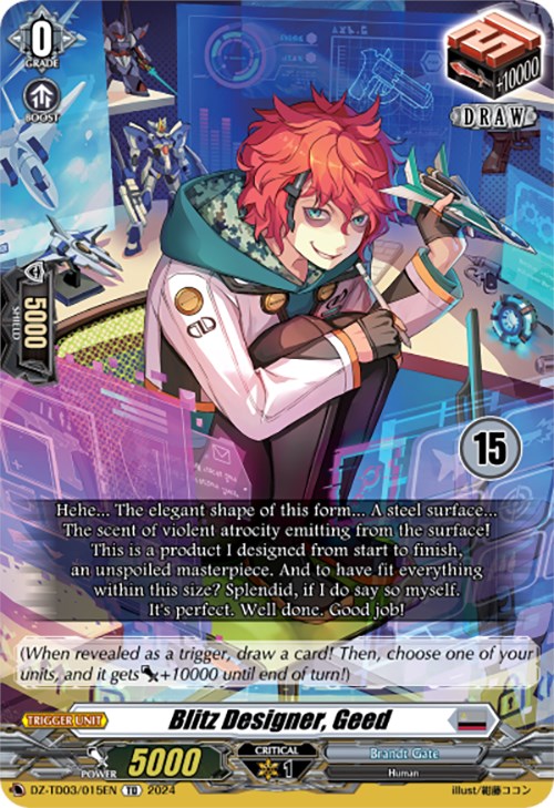 Image of Blitz Designer, Geed (15) (DZ-TD03/015EN) [Start Up Trial Deck: Brandt Gate]