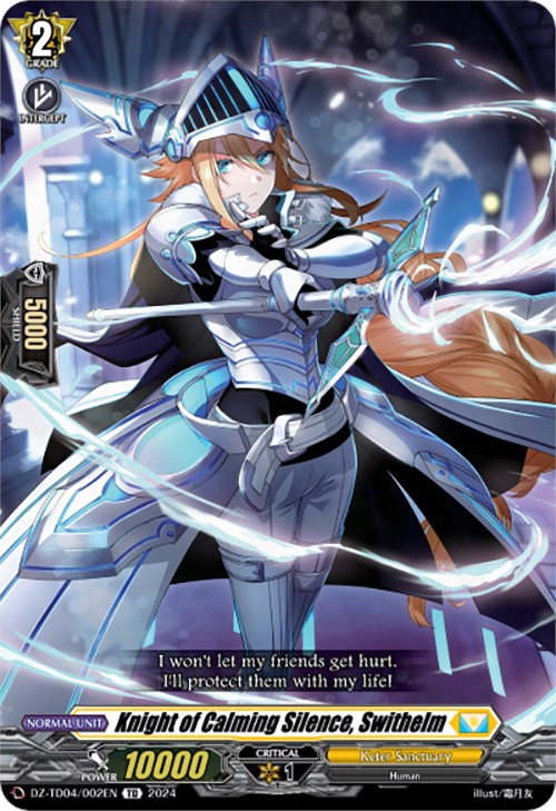 Image of Knight of Calming Silence, Swithelm (DZ-TD04/002EN) [Start Up Trial Deck: Keter Sanctuary]