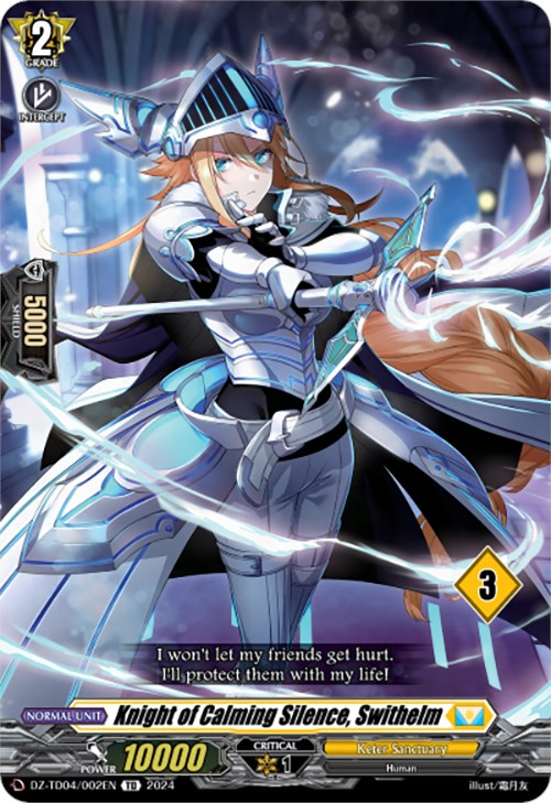 Image of Knight of Calming Silence, Swithelm (3) (DZ-TD04/002EN) [Start Up Trial Deck: Keter Sanctuary]