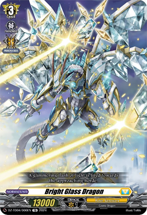 Image of Bright Glass Dragon (DZ-TD04/006EN) [Start Up Trial Deck: Keter Sanctuary]