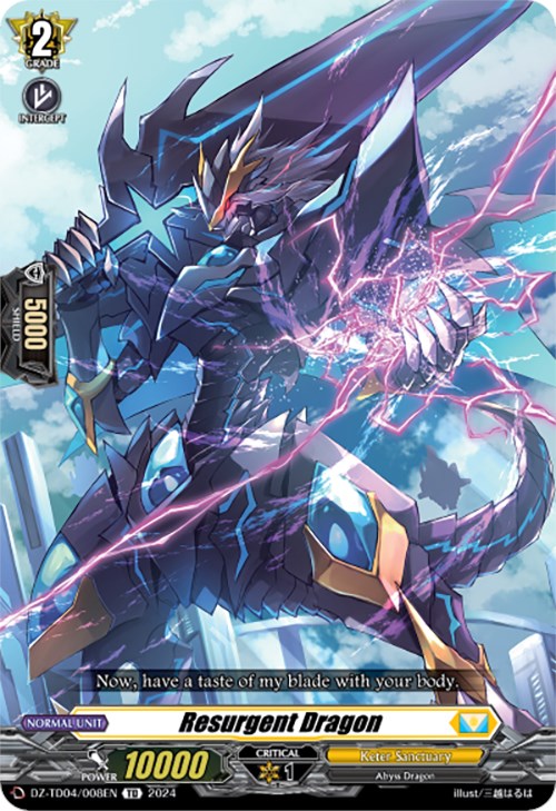 Image of Resurgent Dragon (DZ-TD04/008EN) [Start Up Trial Deck: Keter Sanctuary]
