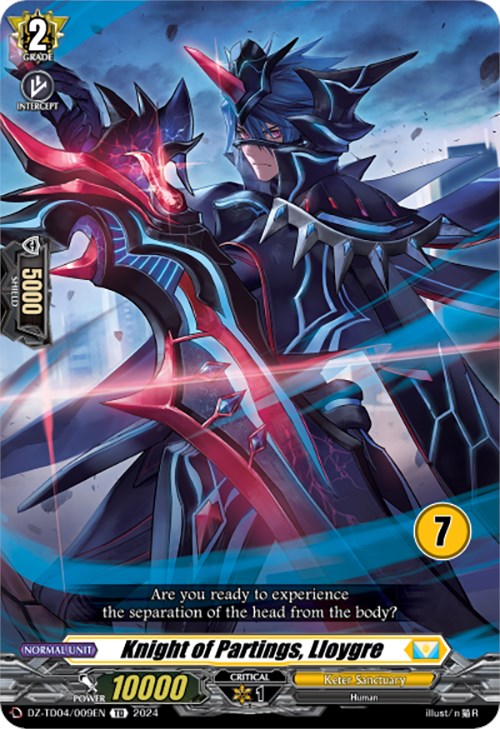 Image of Knight of Partings, Lloygre (7) (DZ-TD04/009EN) [Start Up Trial Deck: Keter Sanctuary]