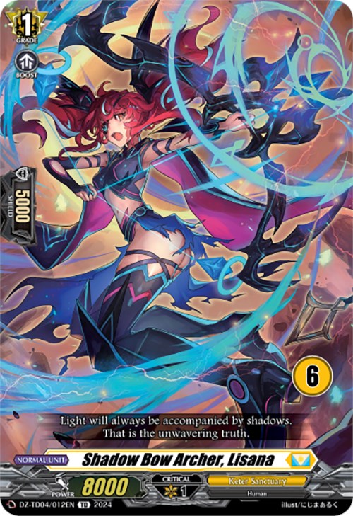 Image of Shadow Bow Archer, Lisana (6) (DZ-TD04/012EN) [Start Up Trial Deck: Keter Sanctuary]