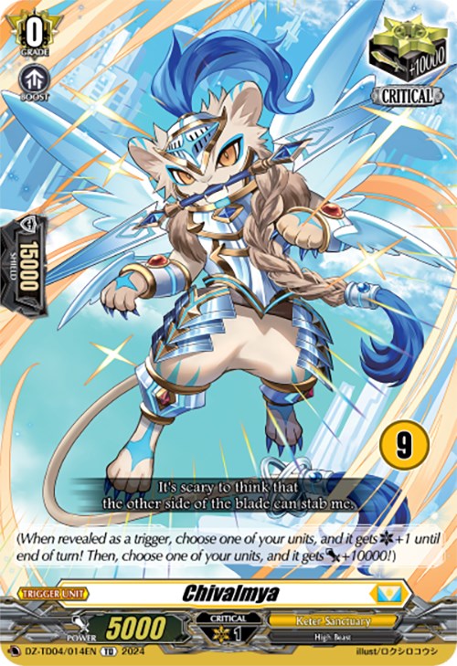 Image of Chivalmya (9) (DZ-TD04/014EN) [Start Up Trial Deck: Keter Sanctuary]