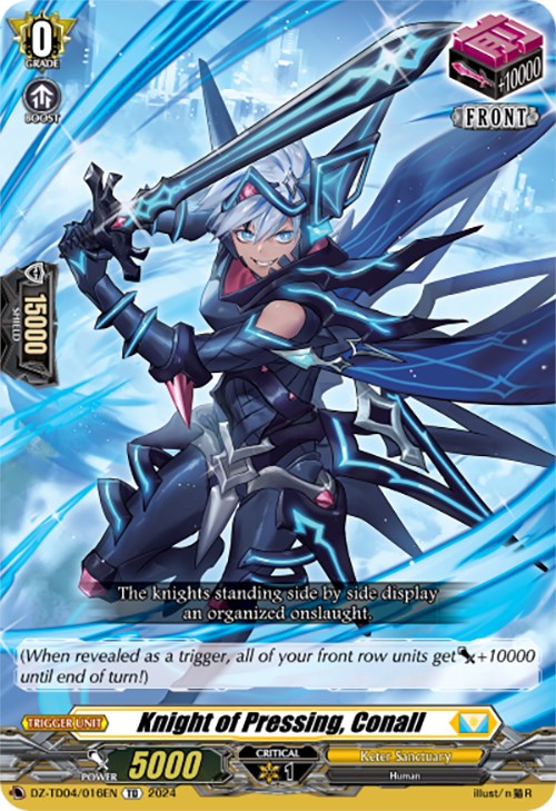 Image of Knight of Pressing, Conall (DZ-TD04/016EN) [Start Up Trial Deck: Keter Sanctuary]