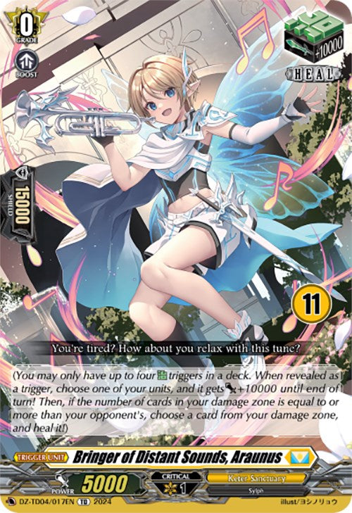 Image of Bringer of Distant Sounds, Araunus (11) (DZ-TD04/017EN) [Start Up Trial Deck: Keter Sanctuary]