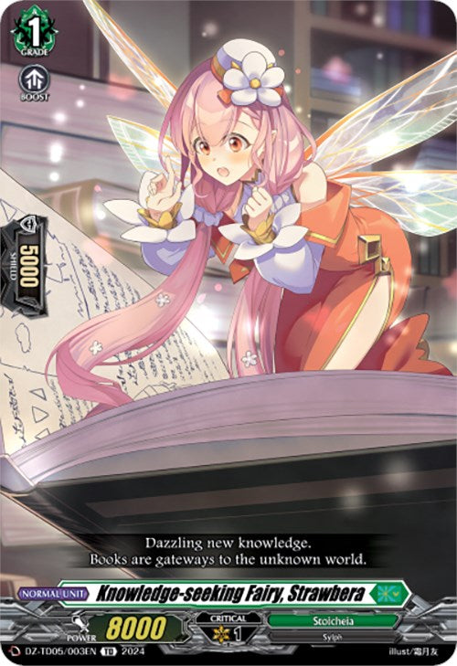Image of Knowledge-seeking Fairy, Strawbera (DZ-TD05/003EN) [Start Up Trial Deck: Stoicheia]