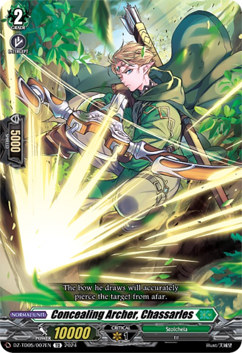 Image of Concealing Archer, Chassarles (DZ-TD05/007EN) [Start Up Trial Deck: Stoicheia]